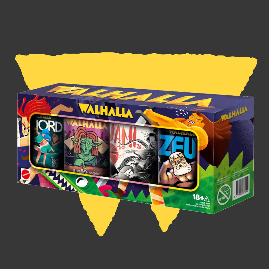 Brouwerij Walhalla giftpack geschenkverpakking blikken kadoverpakking speciaalbier craft beer brouwerij